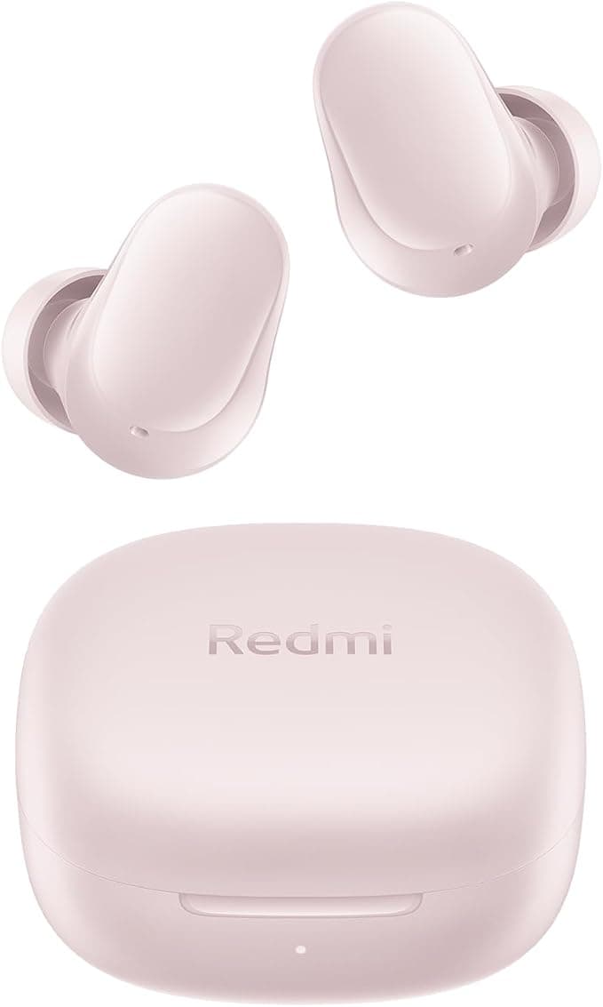 XIAOMI Redmi Buds 6 Play - Auriculares inalámbricos, cancelación de Ruido, Ligeros, hasta 36 Horas de autonomía, Bluetooth 5.4, Rosa (Versión ES)
