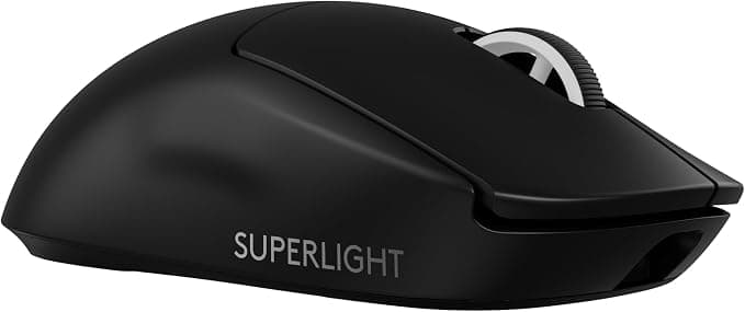 Logitech G Pro X Superlight 2, Ratón inalámbrico para Gaming | Ratón Pro-Grade 60 g, 5 botones programables, sensor 44 000 DPI, respuesta 8 kHz, carga USB-C PC/Mac - Negro