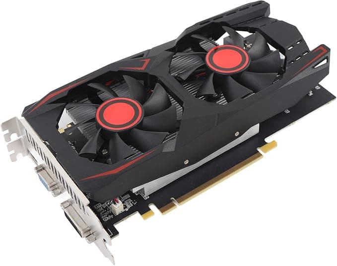 Tarjeta Gráfica, Tarjeta de Video con Ranura 16X PCI Express 2.0 de 6 GB GDDR5 de 192 bits con Ventilador de Enfriamiento Silencioso y Eficiente, para Trabajos con Juegos y