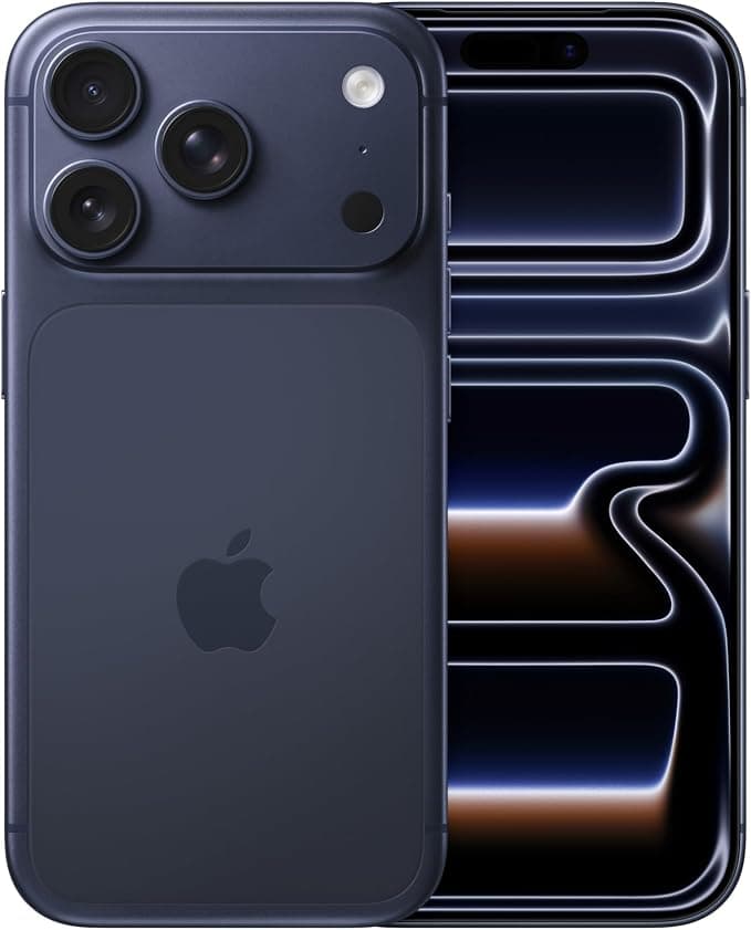 Apple iPhone 17 Pro de 256 GB: Pantalla de 6,3 Pulgadas con Promotion hasta 120 Hz, Chip A19 Pro, autonomía revolucionaria, Sistema de cámaras Pro Fusion con cámara Frontal Center Stage; Azul Intenso