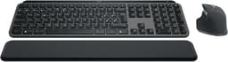 Logitech MX Keys S Combo - Teclado y Ratón Inalámbricos con Apoyo | Iluminación, Desplazamiento Rápido, Bluetooth, USB C, para Windows/Linux/Chrome/Mac, QWERTY Español - Grafito