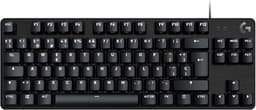 Logitech G G413 TKL SE Teclado Mecánico Gaming | Teclado Compacto Retroiluminado, Interruptores Mecánicos Táctiles, Anti-Ghosting, Windows, macOS, QWERTY Español - Negro