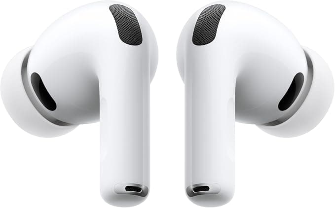 Apple AirPods Pro 3 Auriculares inalámbricos con cancelación Activa de Ruido, medición de frecuencia Cardiaca, Auriculares Bluetooth, Audio Espacial, Sonido de Alta fidelidad y Carga por USB-C