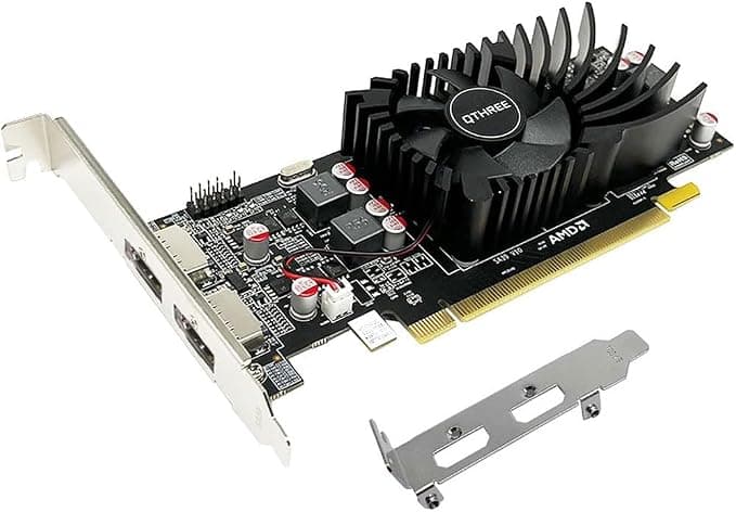 QTHREE Radeon R7 240 Tarjeta Grafica, 2G, GDDR5, 128-bit, 2X HDMI, PCI-Express x8 3.0, Tarjeta Grafica für PC, GPU Graphics Card