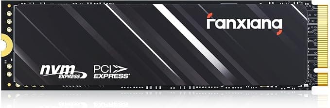 fanxiang M.2 SSD 1TB,NVMe SSD con disipador térmico, hasta 3200MB/S, PCIe Gen3 x4 2280,SSD Interno, caché SLC 3D NAND,Discos Duros -S501Q