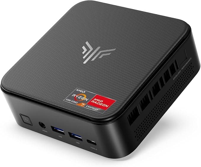 NiPoGi E3B Mini PC, AMD Ryzen 5 7430U 16GB LPDDR4 512GB SSD Windows 11 Pro | Triple Pantalla 4K@60Hz (HDMI 2.0/ USB-C/ DP1.4), Wifi 6/ BT5.2, Mini Ordenador de Sobremesa para Hogar, Oficina y Empresa