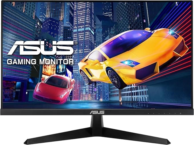 ASUS VY249HGR - Monitor Eye Care Gaming de 23,8" FHD (1920 x 1080), IPS, 120Hz(OC), SmoothMotion, 1ms (MPRT), Adaptive Sync, Eye Care Plus, Filtro de luz Azul, Flicker Free, Tratamiento Antibacterial