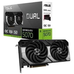 ASUS Dual GeForce RTX 5070 OC 12GB GDDR7 Reflex 2 RTX AI DLSS4