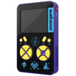 Indeca Power Bank Retro Console Retro 256 Juegos Integrados 5000mAh Blanca