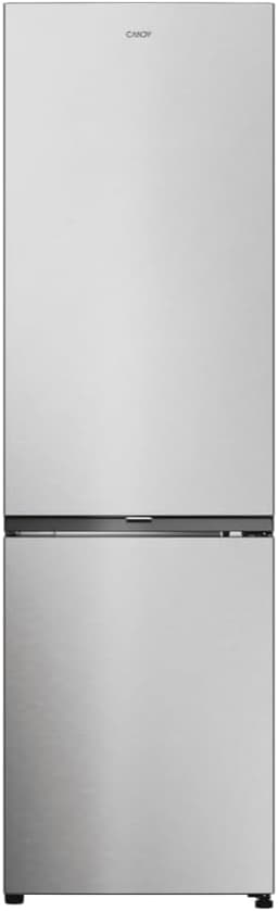 CANDY City Fresco 300 CNCQ2T518EX, Frigorífico Combi, 280L, Ancho 55cm, Altura 182cm, Total No Frost Circle+, Cajón Verdulero, Control Interno Digital, Iluminación LED, Puerta Reversible, 37DB, Inox