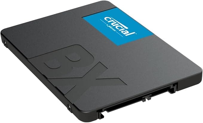 Crucial BX500 SATA SSD 1TB Interno 2.5", hasta 540MB/s, Compatible con Ordenador Portátil y de Sobremesa (PC), 3D NAND, Aceleración de Escritura dinámica - CT1000BX500SSD101