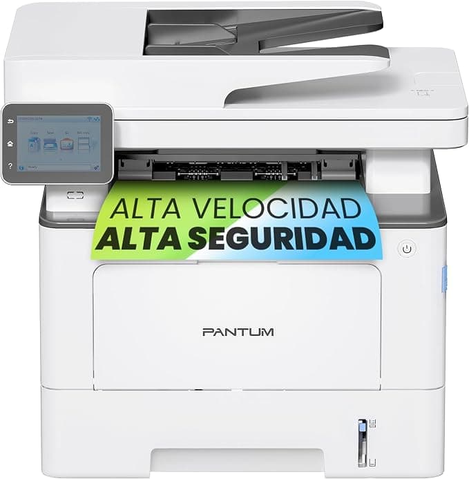 PANTUM BM5220ADW Impresora Multifunción Láser Profesional para Oficina, Monocromo 3 en 1 (Imprimir/Copiar/Escanear), 42ppm, DADF Dúplex 50 Hojas, Impresión/Escaneo Dúplex Automático, WiFi, Red y USB