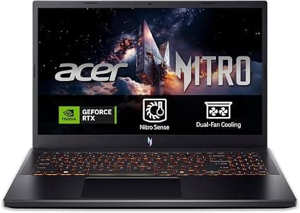 Acer Nitro V 15 ANV15-52, Ordenador Portátil Gaming 15.6", Full HD IPS (Intel Core i5 13420H, 16 GB RAM, 512 GB SSD, GeForce RTX 5050, Sin Sistema Operativo), Negro, Teclado QWERTY Español