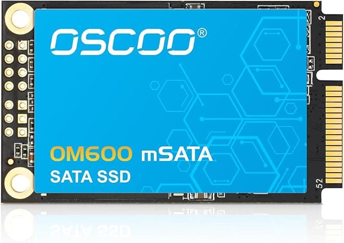 1TB mSATA SSD SATA III 6Gbps 550MB/s Interno | NAND Flash 3D TLC, unidad de estado sólido para mejorar laptop, Ultrabook, servidor y TPV. Alto rendimiento.