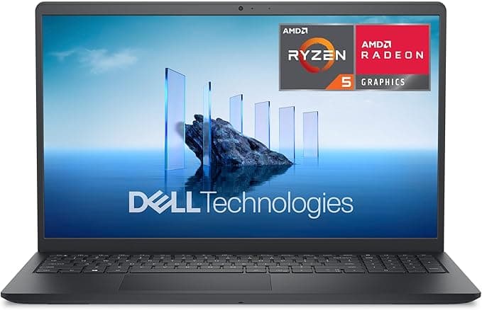 DELL 15 Ordenador Portátil DC15255, AMD Ryzen 5 7520U, 15,6" FHD 120Hz | Windows 11 Home, Radeon 610M, 8 GB LPDDR5, 512 GB SSD, Teclado QWERTY Español, Batería 41 Wh, Garantía 15 meses